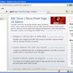 IE7 'favorites center' screenshot